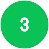 green number three